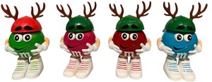 lot 195 image: Bundle of M&M Rain deer Figurine collectibles