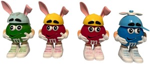 lot 194 image: Bundle of M&M Easter rabbit Bunny Figurine collectibles