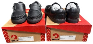 lot 380 image: Two pair SIZE 8 BILLY Footwear mens black leather Lactless Oxford shoes
