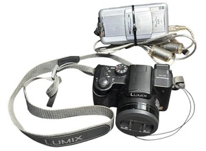 lot 170 image: Panasonic Lumix DMC-FZ5 digital camera With Canon PowerShot S45 4.0MP Digital Camera