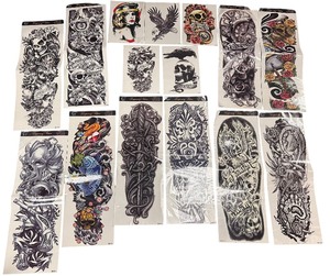 lot 396 image: Temporary tattoo sleeve featuring a Japanese-style design Bundle