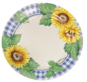 lot 123 image: Corelle (4) 7-18 Salad Plates Sunsations