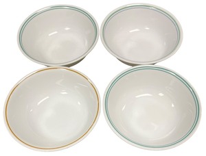 lot 120 image: Corelle 6-18 (3) Country Cottage, (1) Indian Summer Cereal Bowls