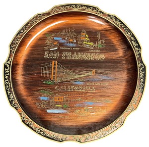 lot 357 image: Vintage San Francisco souvenir plate