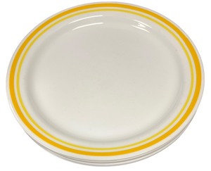 lot 130 image: Corelle (16) by Corning Citrus or Citrus Yellow Set 1979  (5) 10-14  (9) 8-58  (2) 8-12