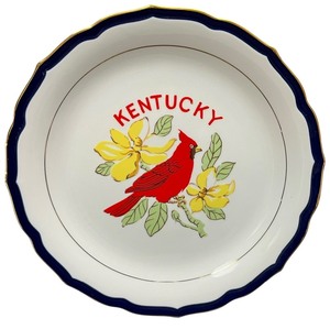 lot 358 image: Vintage Kentucky souvenir plate