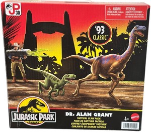 lot 282 image: NEW Jurassic Park 93 Classic Dr. Alan Grant Tactical Claw Pack