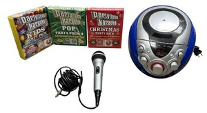 lot 293 image: GPX J108BL - Portable KaraokeParty Time Karaoke Bundle