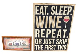 lot 296 image: Beautiful Rustic Home Decor wall paintings