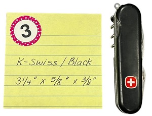 lot 403 image: Beautiful Vintage Wenger Swiss Army Knife 85mm Stainless Steel - Retired- Excellent