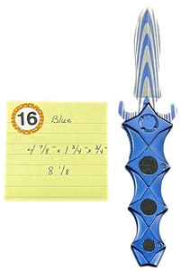 lot 416 image: Collectible Fury escape razor edge dagger style