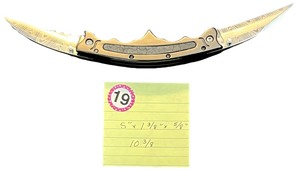 lot 419 image: Collectible Dual open folding tactical knife