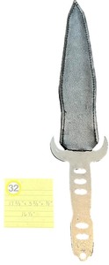 lot 332 image: Large Mythical dagger