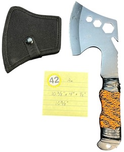 lot 342 image: Survival hatchet combo