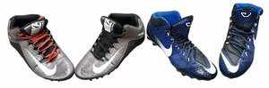 lot 042 image: Nike CJ Strike 3 TD football cleat size 10Nike Alpha Dynamic Fit football cleats size 10