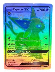 lot 072 image: NEAR MINT Pokmon Espeon-GX Pokemon HOLO BEAUTIFUL