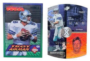 lot 084 image: Near mint condition Troy Aikman trading card bundle