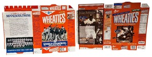 lot 250 image: Wheaties collectible boxes