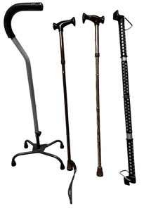 lot 211 image: Four walking canes excellent condition