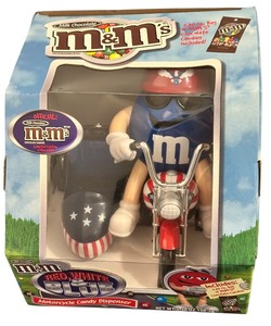 lot 186 image: Vintage M&Ms Motorcycle Candy Dispenser