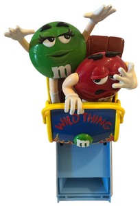 lot 181 image: Vintage M&Ms Candy Dispenser - Wild Things Roller-Coaster - Limited Edition