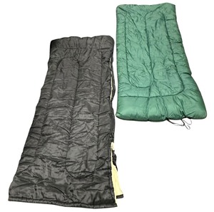 lot 175 image: Dark Green Coleman Adult sleeping Bag 30 X 70 . Pre-ownedSierra Trails Sleeping Bag excellent condition