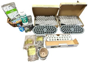 lot 172 image: Huge Aero Garden Bundle and gardening Set