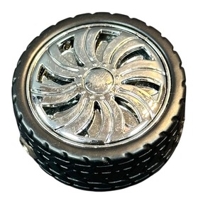 lot 239 image: Vintage Crome Wheel Lighter