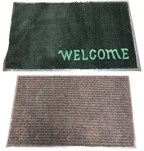lot 442 image: Bundle of two large WELCOME MATS