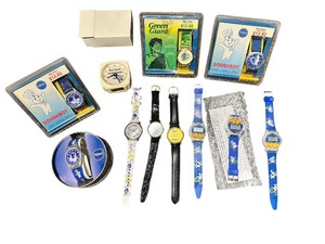 lot 453 image: Huge Rare bundle collection of vintage Doghboy and jolly green giant collectors watches