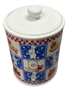 lot 451 image: Doughboy cookie jar from 1988 to celebrate the mascots 60th birthday