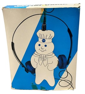 lot 455 image: Popping Fresh Pillsbury Dough Boy Radio Walkman 1985 NIB