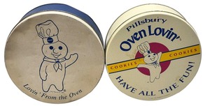 lot 462 image: Vintage Pillsbury Oven Lovin cookie tin BUNDLE
