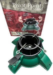 lot 497 image: Holiday Time Pivot Point Christmas Tree Stand.