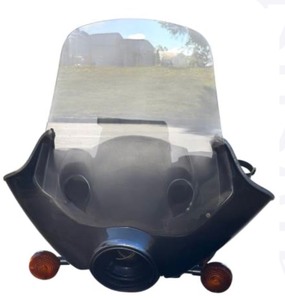 lot 56 image: Motorcycle Fairing and Windshield Designed for a Harley-Davidson Softail Street Bob FXBB