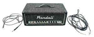 lot 009 image: Vintage Randall RB-125 ES 200 Watt Solid State Guitar Amplifier Head 1980s