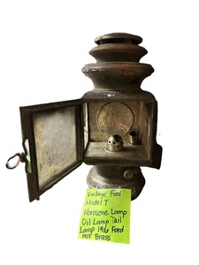 Vintage Kerosene Lamp for a Ford Model T 1908-1919 came off of a 1916 Model