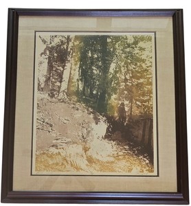 lot 20K image: LR - Forest Walk Framed Artwork by Georges Truegard