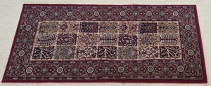 lot 35K image: LR - IKEA Valby Ruta Rug Oriental Pattern Burgundy