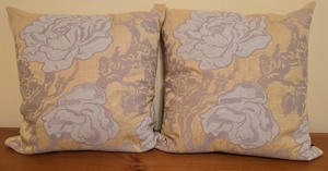 lot 105K image: LL-BR2 - Pair of Rodeo Home Floral Throw Pillows