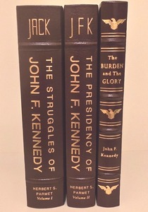 lot 112K image: H - Easton Press Leatherbound John F. Kennedy 3-Book Set