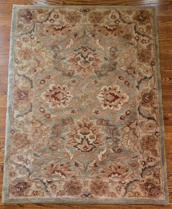 lot 124K image: O - Xanadu 4 x 6 Medjool Wool Area Rug in Celadon