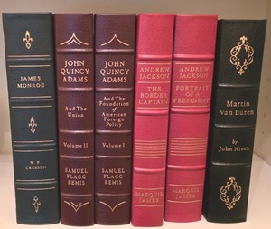 lot 131K image: H - Set of 6 Easton Press Library of the Presidents Leather Bound Books