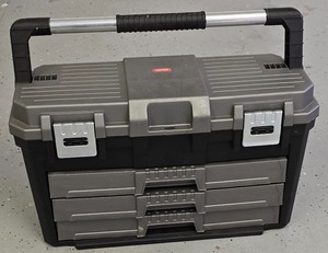 lot 217K image: G - Tool Box with Assorted Hand Tools