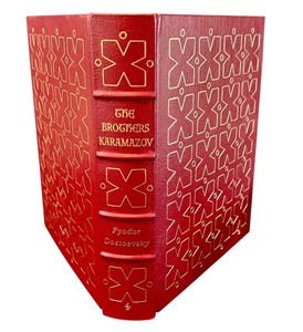 lot 12B image: LR - Easton Press The Brothers Karamazov by Fyodor Dostoevsky Leather Collectors Edition