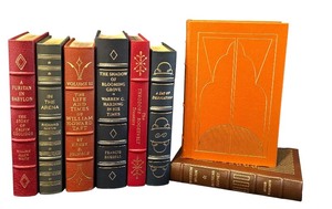 lot 36B image: O - Collection of 8 Easton Press Leather-Bound Presidential Biographies