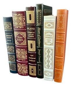 lot 48D image: Set of 6 Easton Press Leather-Bound Classics including Little Women and Robinson Crusoe
