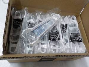 lot 101 image: Case of 48 Yoshi Plastic 7 Tongs...