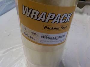 lot 110 image: 6 Rolls Wrapack Packing Tape - 480 ...