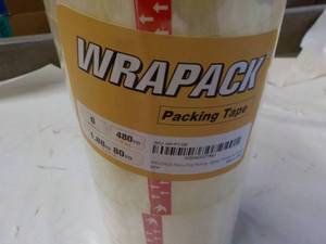lot 113 image: 6 Rolls Wrapack Packing Tape - 480 ...